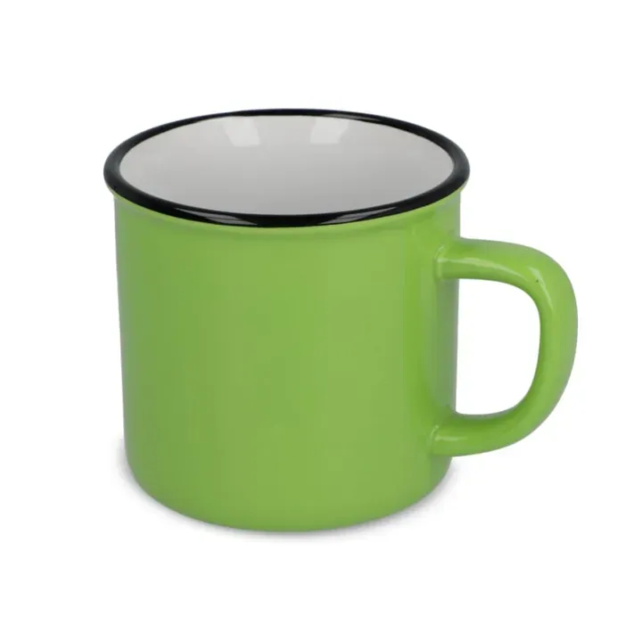 Enamel style ceramic mug 280ml - LT51111 (N0032)